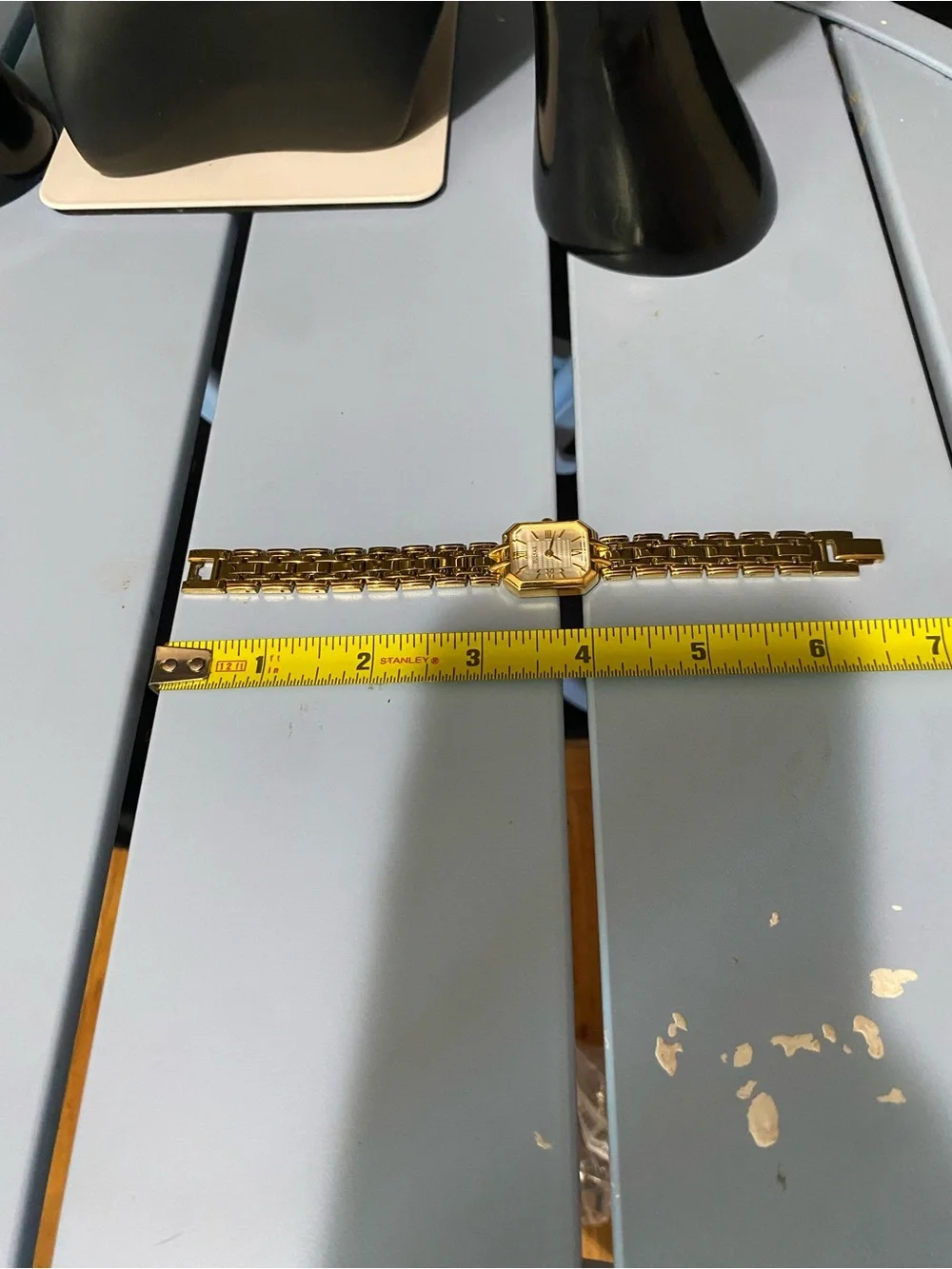 Vintage Women's Gold Pulsar Wrist Watch Retro Style  Bracelet